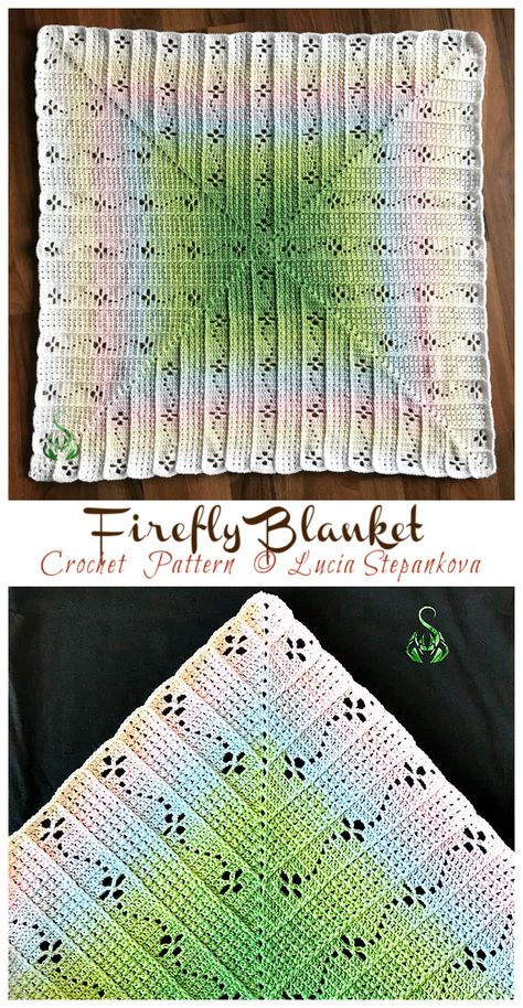 Firefly Blanket Crochet Pattern - #Granny; Square #Blanket; #Crochet; Patterns Crochet Lacy Blanket Pattern, Crochet Dragonfly Granny Square Pattern Free, Crochet Free Pattern Blanket, Filet Crochet Blanket Patterns, Firefly Crochet Patterns, Crochet Cotton Blanket Patterns Free, Firefly Crochet Pattern Free, Crochet Firefly, Crochet Throw Patterns