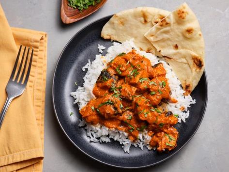 Get The Best Chicken Tikka Masala Recipe from Food Network Chicken Masala Recipe, Drying Mint Leaves, Tikka Masala Recipe, Tandoori Masala, Roasted Eggplant, Fenugreek Leaves, Chicken Masala, Chicken Tikka Masala, Ideas Food