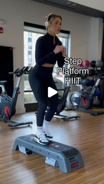 Hiit Step Workout, Step Exercises Workouts Beginner, Step Workout Ideas, Step Exercises Workouts, Steps Exercises Workouts, Steps Group, 2024 Workout, Step Up Workout, Step Exercises