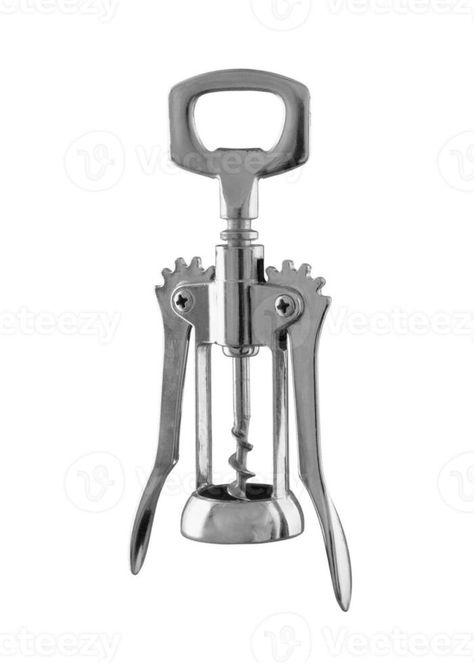 Cork screw on white background White Background, Vector Free, White, Photo And Video