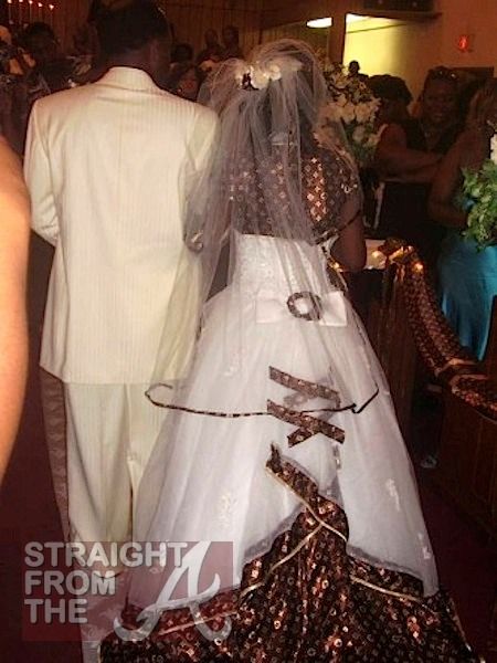 20 Worst Wedding Dresses of All Time | WeLoveDates Horrible Wedding Dress, Ugly Wedding Dress, Tacky Wedding, Worst Wedding Dress, Wedding Fail, Long Mullet, Sassy Hair, Hairstyle Women, Gorgeous Wedding Dress