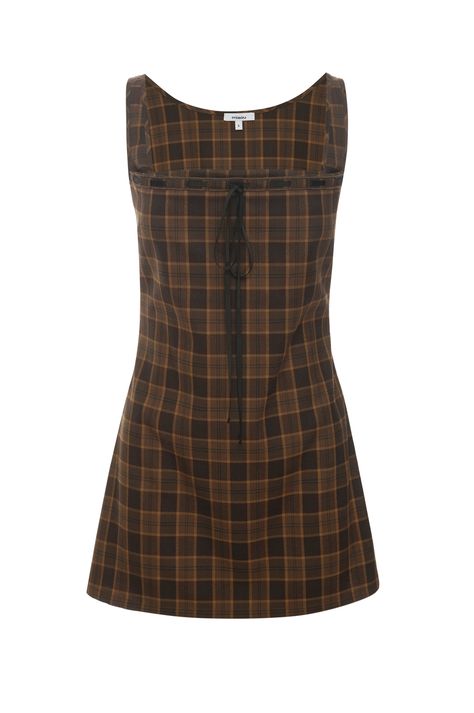 Our Ginger reinvents herself in our Plaid Brown print, designed with a fitted bust, pinched waist, and an A-line hem. She's airy, she's light, she's perfect for a summer's day or night. She's got you covered in all the right places. True to size. Please refer to the flat lay image for product accuracy. Brown Outfits For Women, Brown Dress Aesthetic, Pinched Waist, Plaid Dresses, Scrub Corpo, Ginger Dress, Plaid Brown, Brown Fits, Plaid Outfits