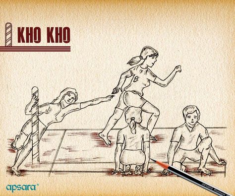 Get up, run, sit. The best game we have ever played. #KhoKho #GoodOldGames Khokho Game, Kho Kho Game Images, Kho Kho Game, Landform Projects, Animals And Their Homes, Ganpati Songs, Indians Game, Landform, The Best Game