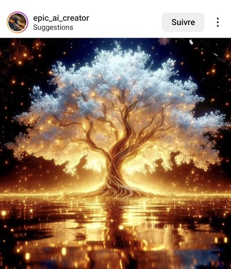 Cosmic Tree Of Life, Tree Of Life Fantasy Art, Cosmic Life, Deep Stories, God Of Nature, Magical Trees, Future Nature, Theme Tree, Yggdrasil Tree