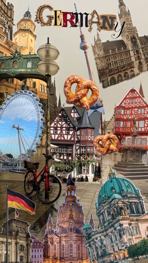 Germany Vision Board, Germany Wallpaper Aesthetic, German Aesthetic Wallpaper, Germany Aesthetic Wallpaper, German Culture Aesthetic, Europe Aesthetic Wallpaper, Germany Collage, Europe Collage, Germany Travel Aesthetic