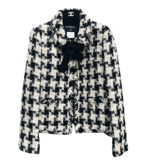 The Best Unique Second-Hand Buys From Vestiaire Collective | Who What Wear UK Chanel Blazer, Chanel Jackets, Tweed Outfit, Chanel Tweed Jacket, Chanel Outfit, Outfit Png, Chanel Tweed, Chanel Jacket, Woman Clothes