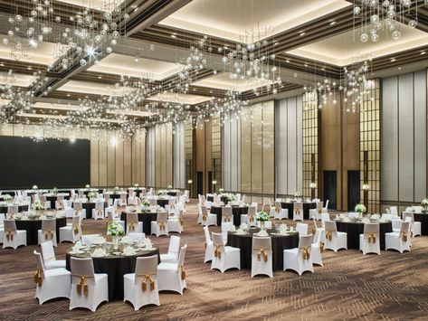 InterContinental Xi'an North - Xi'an SA Ballroom Design, Wedding Banquet Hall, Dental Office Design Interiors, Multipurpose Hall, Convention Hall, Function Hall, Hotel Ballroom, Hotel Exterior, Hotel Entrance