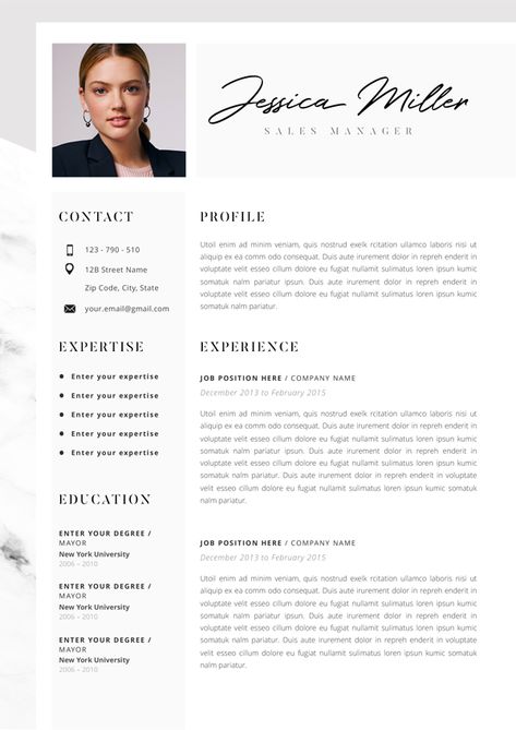 Simple Cover Letter, Cv Design Professional, Cv Inspiration, Modern Cv Template, Resume Layout, Good Resume Examples, Cv Template Professional, Design Cv, Perfect Resume