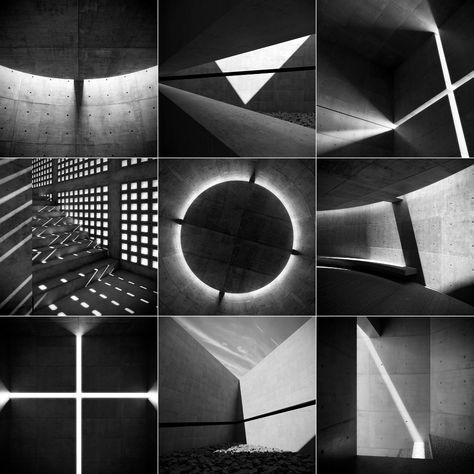 Shadow Architecture, Ombres Portées, Tadao Ando, Light Study, Light Shadow, Brutalist Architecture, Light And Space, Luz Natural, Light Architecture