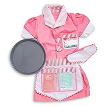 Waitress Costume, Doctor Role Play, Waitress Outfit, Waitress Uniform, Role Play Costume, Melissa & Doug, Fun Size, Cap Dress, Apron Dress