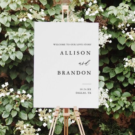 Welcome To Our Love Story Wedding Welcome  Foam Board Welcome To Our Love Story, Wedding Ceremony Welcome Sign, Wedding Ceremony Welcome, Gold Wedding Ceremony, Ceremony Welcome Sign, Elegant Gold Wedding, Elegant Wedding Ceremony, Gold Wedding Signs, Story Wedding