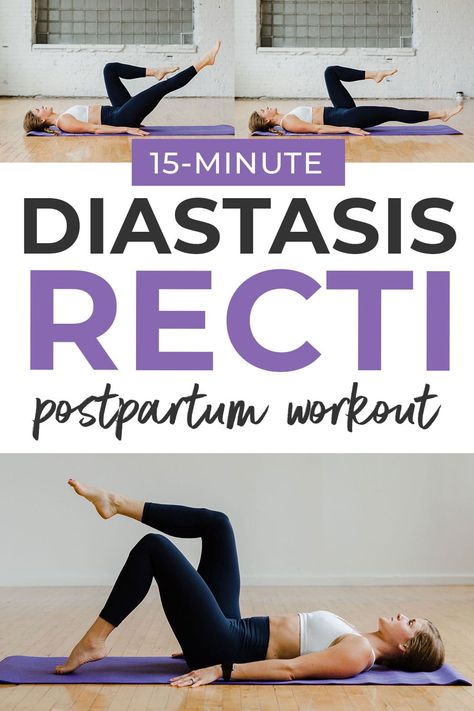 Rebuild core strength and repair Diastasis Recti (DR) with these 8 Diastasis Recti exercises. This 10 minute postnatal ab workout is designed to help you rebuild your abs after baby by specifically targeting the transverse abdominals and pelvic floor muscles (both of which are weakened during pregnancy). No equipment needed! Mom Abs Workout, Mom Ab Workout, Exercises To Repair Pelvic Floor, Post Partum Ab Exercises, Postpartum Pelvic Exercises, Core Exercises For Diastasis Recti, Repair Diastasis Recti, Floor Core Exercises, Core Pelvic Floor Exercise