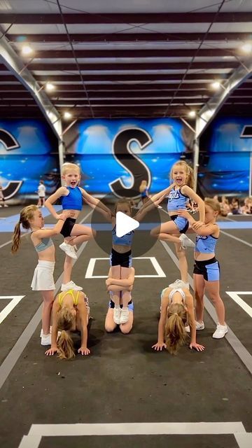 Level 1-4 appreciation on Instagram: "Hope this video will make your day 🥹 #level1 @cheer_stlouis" Three Stunt Group Pyramids, Cheer Formations 10 People, Level 1 Pyramid Cheer, Cheer Level 1 Stunts, Pee Wee Cheer Stunts, Three Person Cheer Stunts, Peewee Cheer Stunts, Level 1 Stunts Cheer, Level 1 Cheer Stunts