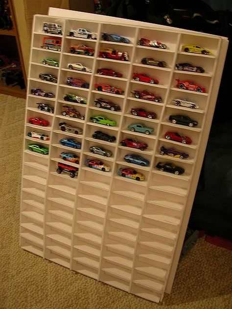 Diecast Cars, Hot Wheels, Matchbox Matchbox Car Display Ideas, Matchbox Cars Display Diy, Diy Matchbox Car Storage, Hot Wheels Wall Storage, Hot Wheels Display Ideas, Diy Hot Wheels Storage, Hot Wheels Storage Ideas, Hot Wheels Storage Display, Hot Wheels Holder