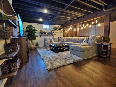 Designer Basement, Basements Ideas, Basement Bathrooms, Cheap Basement Remodel, Remodeling Basement, Basement Bedroom Ideas, Basement Decoration, Unfinished Basement Ideas, Basement Designs