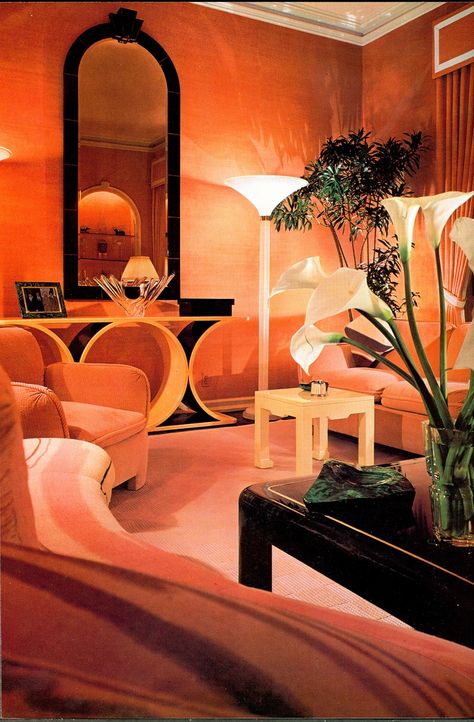 Decade-by-Decade: A Look at the Typical American Household by Decade 80s Deco, 1980s Interior, 70s Interior Design, 80s Interior Design, 80s Art Deco, 80s Room, 80s Home, 80s Interior, 80s Decor