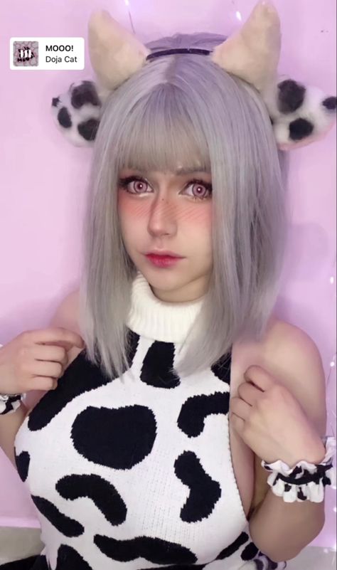 Cow Cosplay, Sweetie Fox, Cat Cow, Pokemon Waifu, Star Wars Ahsoka, Terraria, Anime Chibi, Aesthetic Anime, Cow