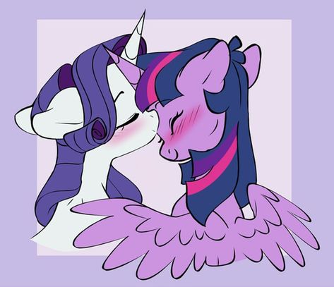 Raritwi Mlp, Mlp Ship Art, Rarity Mlp Fanart, Rarity And Twilight, Rarity Mlp, Pony Cartoon, Mlp Ships, Mlp Twilight, My Lil Pony