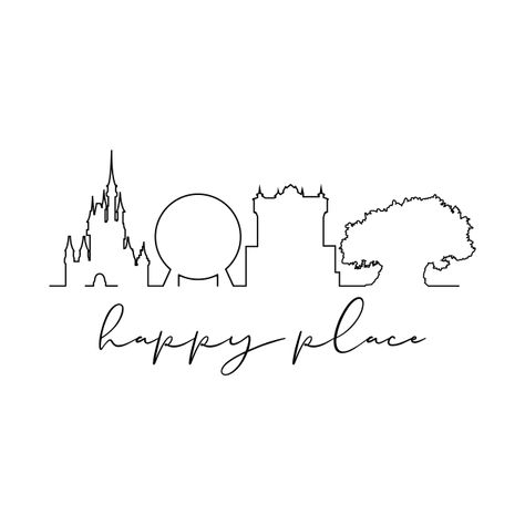 Hollywood Studios Tattoo, Aesthetic Svg Free, Disney Cricut Designs, Disney Parks Tattoo Ideas, Disney Castle Outline Tattoo, Disney World Tattoo Ideas, Disney Tattoo Simple, Disney Park Tattoo, Disney World Drawings