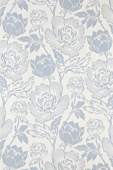 Tapestry, Home Office, Wallpaper Home Office, Farrow Ball Wallpaper, Ball Wallpaper, Peony Wallpaper, Farrow Ball, Wallpaper Home, Cottage