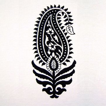 Paisley Au Lait ~ Fabric Swatch Japanese Tattoos, Mandalas, Simple Paisley, Paisley Tattoo, Paisley Motifs, Summer Series, Paisley Art, Indian Patterns, Black And White Fabric