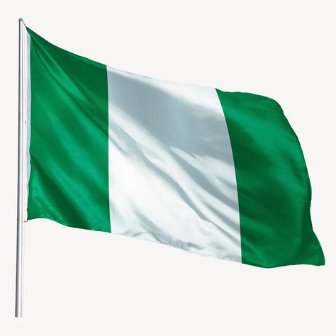 Waving Nigerian flag, national symbol graphic | free image by rawpixel.com / north African Flags, Nigerian Flag, Nigeria Flag, African Flag, Church Poster Design, Church Poster, National Symbols, National Flag, Free Image