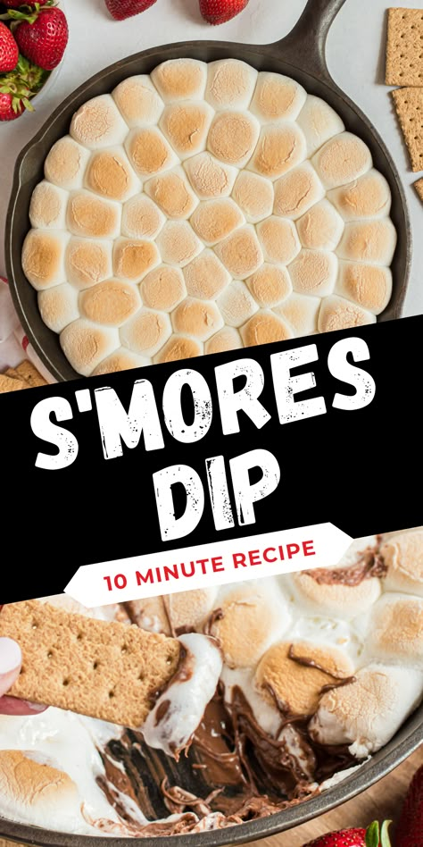 Dessert Dip Recipes, Smore Recipes, Easy Sweets, Dinner Recipes Easy, Lake Food Ideas Summer, Sweet Dips, Food Ideas Summer, Slow Cooker Desserts, Lake Food Ideas