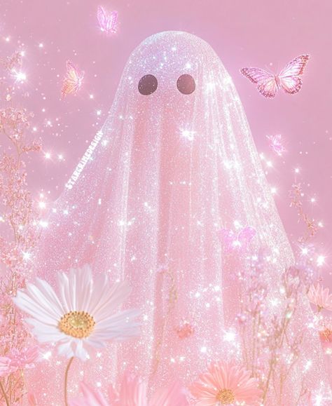 How do ghosts like their coffee? With scream & sugar 👻 ✨Check my story today—there’s a code for 10% off items in my store (good for today & tomorrow), as well as a free ghost phone wallpaper to screen shot.🤍 Have a boo-last this weekend!🩷 Xo, Heather . . . #Pinkvibes #GlitterArt #glitterartist #pinkaesthetic #spookyart #ghostart #ghostartwork #halloweeninaugust #summerween Girly Spooky Aesthetic, Pink Halloween Phone Wallpaper, Pink Ghost Aesthetic, Cute Spooky Aesthetic, Pink Ghost Wallpaper, Pink Horror Aesthetic, Ghost Phone Wallpaper, Drawtober 2024, Pink Halloween Aesthetic