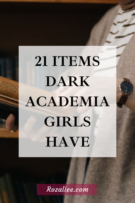 Once you have these dark academia closet staples, you are ONE BIG STEP closer to a true dark academia girl!! #darkacademiastufftobuy #darkacademiastarterkit #darkacademiawardrobewomen dark academia things to buy dark academia starter pack how to build a dark academia wardrobe Dark Acedamia Capsule Wardrobe, The Dark Academia Aesthetic, Dark Academia Gadgets, Dark Academia Hourglass Outfit, Dark Academia Must Haves Clothes, Dark Academia Things To Buy, Dark Academia Outfit Simple, Dark Academia Staples, Dark Academia 2023