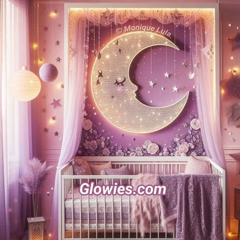 Witch Core Outfits, Galaxy Nursery, Unique Cribs, Moon Room, Monique Lula, Comfortable Bedroom Decor, Witch Core, Moon Nursery