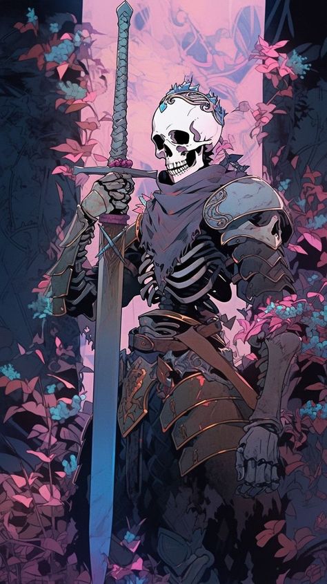 Studio Ghibli Background, Dungeons And Dragons Memes, Skeleton Illustration, The Soldier, Japanese Art Prints, Knight Art, Glitch Art, Cool Wallpapers Art, Learn Art