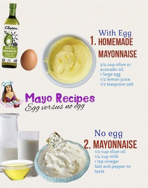 Home Made Mayonnaise Recipe, Keto Mayo, Mayonnaise Recipes, Homemade Mayonnaise Recipe, How To Make Mayonnaise, Egg Mayonnaise, Mayo Recipe, Homemade Mayo, Mayonnaise Recipe