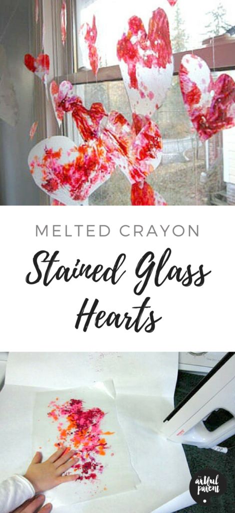 Diy Valentine Decorations, Heart Suncatchers, Melted Crayon Heart, Stained Glass Hearts, Stained Glass Cookies, Tiffany Glass Art, Window Stained, Glass Art Design, Glass Art Pictures