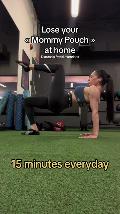 Want to lose your Mommy Pouch? Try this workout routine 😎 Link in bio... | TikTok Pooch Workout, Diastasis Recti Exercises, Workout Without Gym, Post Partum Workout, At Home Workout Plan, Weight Workout Plan, Gym Workout Tips, Belly Workout, Flat Belly Workout