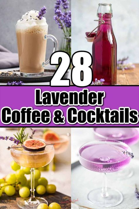 drinks with lavender in them Lavender Syrup Drinks, Recipes With Lavender Syrup, Drinks With Lavender Syrup, Lavender Coffee Recipes, Lavender Drinks, Lavender Latte Recipe, Coffee Tequila, Liquid Recipes, Lavender Drink