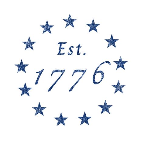 Independence Est. 1776 - July 4th 1776 Aesthetic, 4th Of July Aesthetic Vintage, Americana Graphic Design, 4th Aesthetic, Patriotic Aesthetic, Patriotic Logo, Independence Day History, Independence Day 1776, Western Clipart