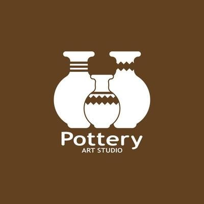 Pottery ceramics logo design. Three pots vector logotype. Handmade ceramics logo template. 22337190 Vector Art at Vecteezy Art Studio Logo Design, Art Studio Logo, Pottery Branding, Ceramic Logo, Pottery Logo, Studio Logo Design, Outdoor Pottery, Pottery Houses, Old Pottery