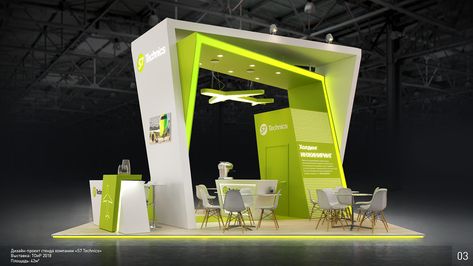 Exhibition Stand Design S7 Technics on Behance Booth Design Exhibition Stands, Creative Booth Design, Creative Exhibition Stand Design, Exhibition Stand Design Ideas, Stand Design Ideas, Island Booth, Stand Modular, Booth Design Exhibition, Creative Exhibition