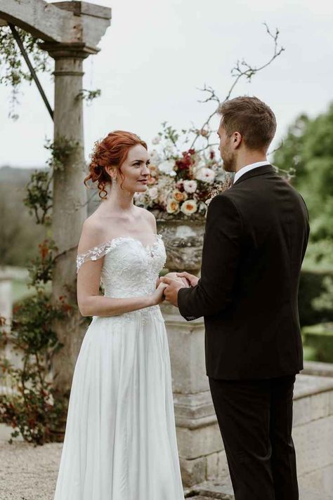 A Lara Croft Inspired Bride - Adventurous, Understated Luxury at Euridge Manor Cotswolds Wedding Venue | Love My Dress® UK Wedding Blog + Wedding Directory Redhead Bride, Being Spoiled, Inside Wedding, Cotswolds Wedding, Wedding Inside, Understated Luxury, Lara Croft, My Dress, Stylish Wedding