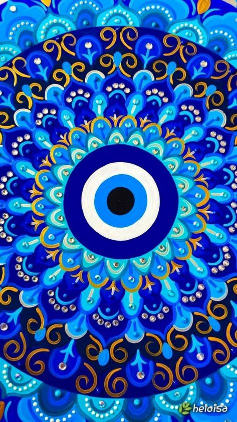 My Vibe Wallpaper, Vibe Wallpaper, Lucky Wallpaper, Evil Eye Art, Eyes Wallpaper, Iphone Wallpaper Quotes Love, April 3, Blue Evil Eye, Art Drawings For Kids