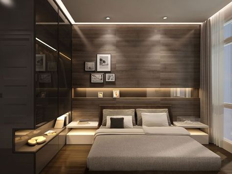 Reka Bentuk Bilik Tidur, Luxury Bedrooms, Modern Bedroom Interior, Minimalist Bedroom Design, Bedroom Floor, Bedroom Bed Design, Bedroom Ceiling, Modern Bedroom Design, Bedroom Designs