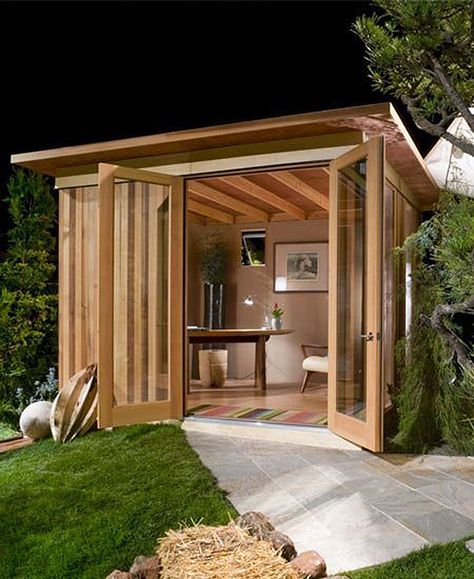 Introducing “Shedquarters”: The Hot New Trend Home-Based Business Owners Are Drooling Over Office Shed, Shed Office, Modern Shed, Studio Shed, Backyard Studio, Backyard Office, Backyard Sheds, Outdoor Office, Backyard Shed