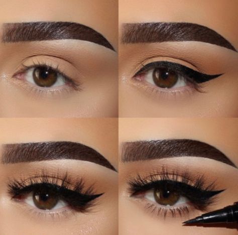 Lilly Lashes on Instagram: “📸 GET SELFIE READY💖📸 @sarandaprapaniku NAILED This Look Using Our Power Liner and “Carmel” #LillyLashes 😍✨ Visit www.LillyLashes.com or…” Aveda Makeup, Felt Tip Eyeliner, Beauty Lash, Strip Eyelashes, Eye Lash Packaging, Lash Adhesive, Magnetic Lashes, Eye Makeup Pictures, How To Apply Eyeliner