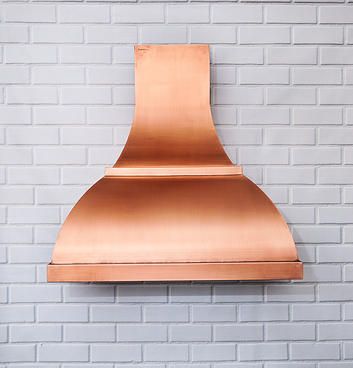 Copper Cooker Hood, Copper Vent Hood Kitchen, Copper Hood Vent, Copper Kitchen Hood, Kitchen Hood Design, Renovation House, Kitchen Vent Hood, Copper Hood, Copper Range