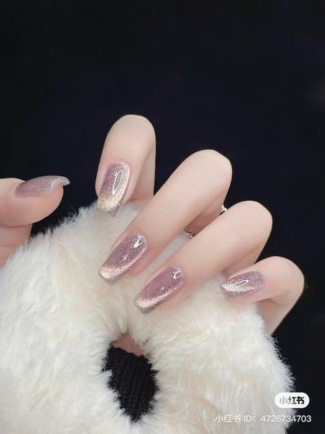 Designs For Short Nails, Cat Eye Nails Polish, 2024 Nails, May Nails, Eye Nails, Fancy Nails Designs, Simple Gel Nails, Blush Nails, Pretty Gel Nails