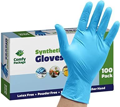 Synthetic Vinyl Blend Disposable Plastic Gloves Powder & Latex Free Parted Hair, Jet Packs, Plastic Gloves, Physics Lab, Bath Bomb Ingredients, Tactile Sensitivity, Blue Gloves, Washing Windows, Nitrile Gloves