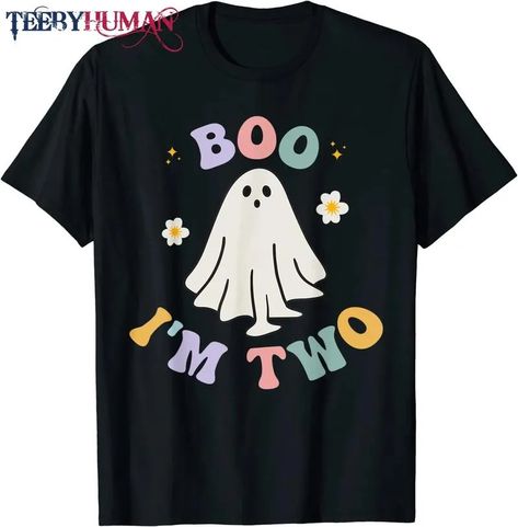 Boo Im Two, Two Birthday, Birthday Kids, Second Birthday, Kids Halloween, Halloween Kids, 2nd Birthday, Kids Birthday, Ghost