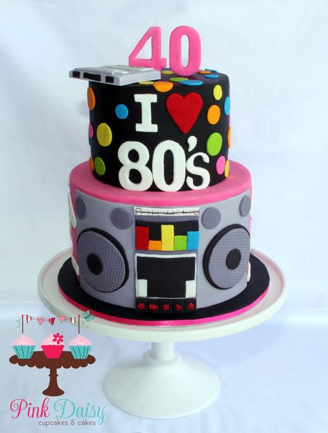 25+ Elegant Image of 80S Birthday Cake 80S Birthday Cake Salute To The 80s 16th Birthday Cake 80s Party Pinterest  #CakeForBirthday 80s Birthday Cake, 1980s Cake, Disco Cake, 80s Birthday, 80's Theme, 80s Birthday Parties, Nursing Cake, Inside Cake, Birthday Cake For Husband