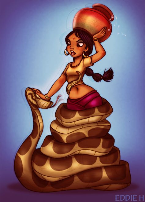 Shanti - Jungle Book by EddieHolly on DeviantArt Kaa Jungle Book, Jungle Book Disney, Disney Movie Characters, Disney Fanart, Disney Films, Disney Ladies, Disney Fan Art, Disney And Dreamworks, Disney Villains