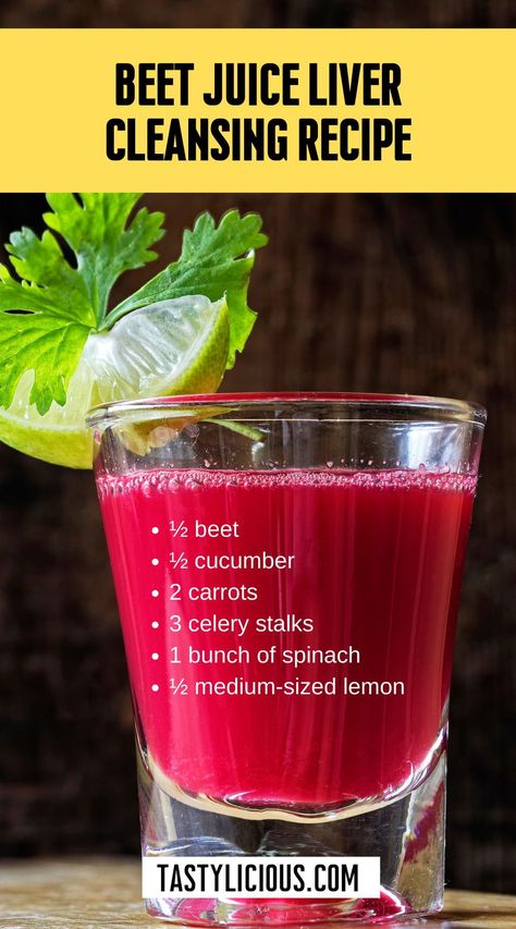 Beet Juice Cleanse, Juicing Recipe With Beets, Juicing Recipes Liver Cleanse, Juicing For Liver Cleanse, Beet Benefits Juicing, Detoxifying Juice Recipes, Liver Cleansing Smoothies, Juicing With Beets Recipes, Smoothies For Liver Health